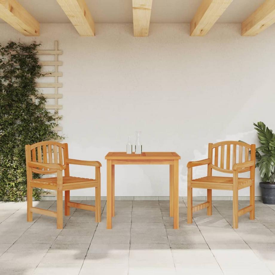 VidaXL Ensemble à manger de jardin bois  