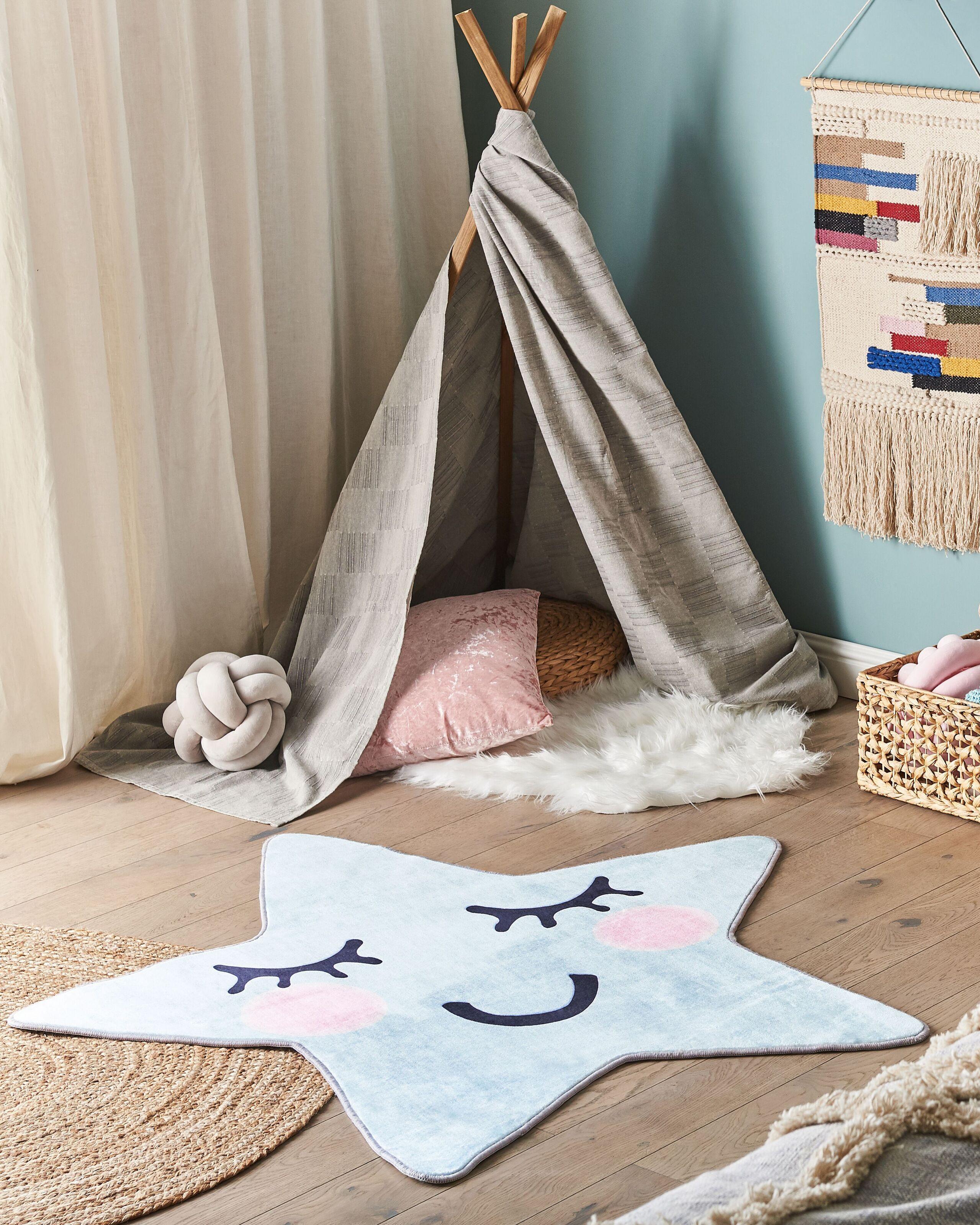 Beliani Tapis enfant en Polyester Moderne SIRIUS  