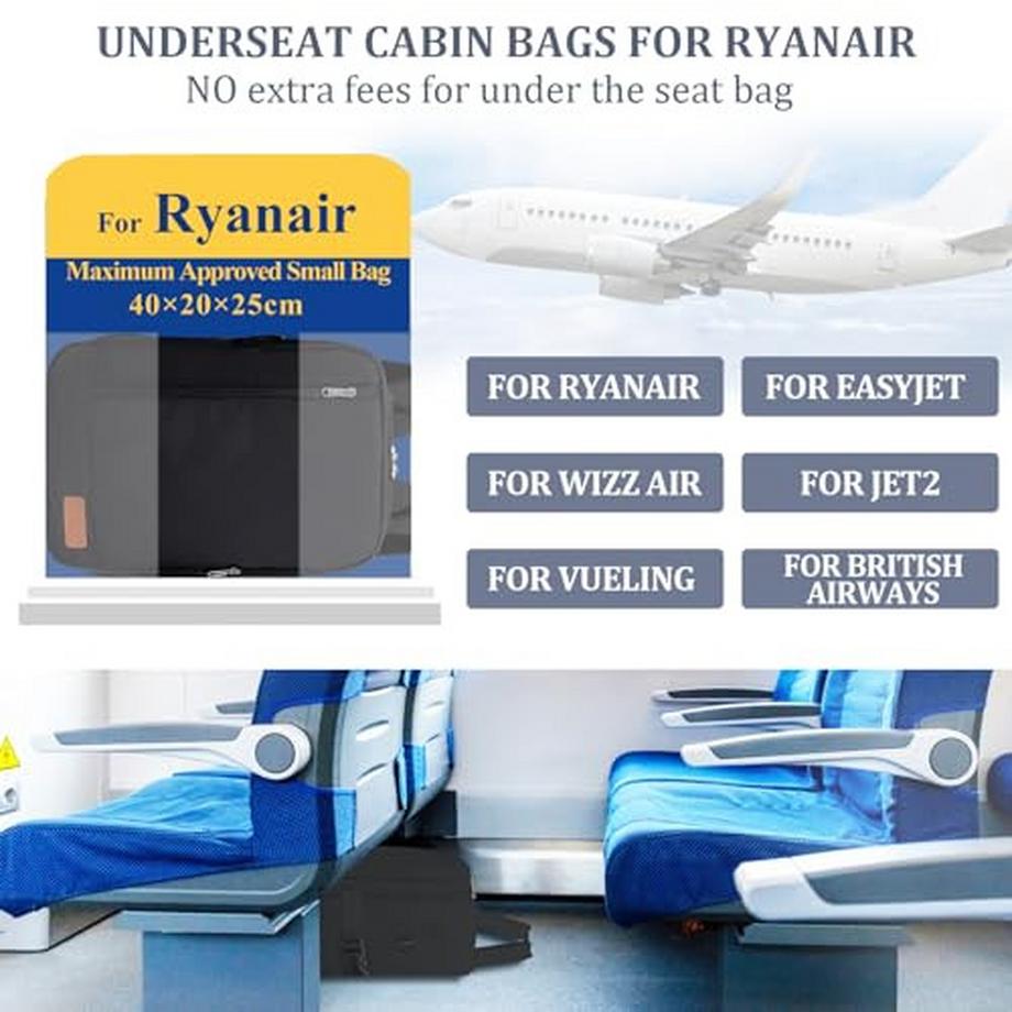 Only-bags.store Sac à dos bagage cabine 40x20x25 cm  