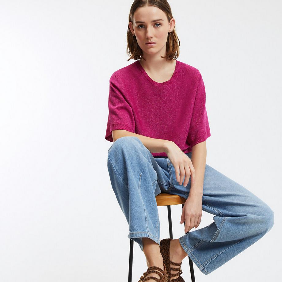 La Redoute Collections Pull Fin Maille Effet Scintillant  