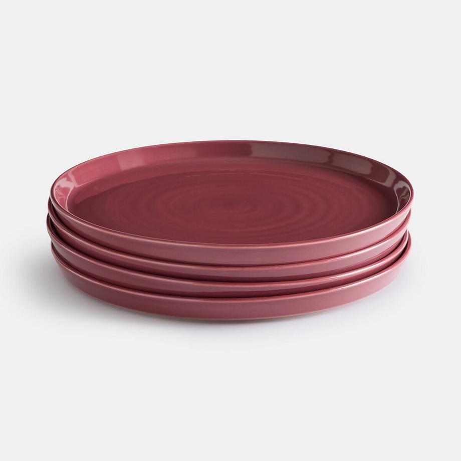La Redoute Intérieurs 4er-Set flache Teller Sacha  