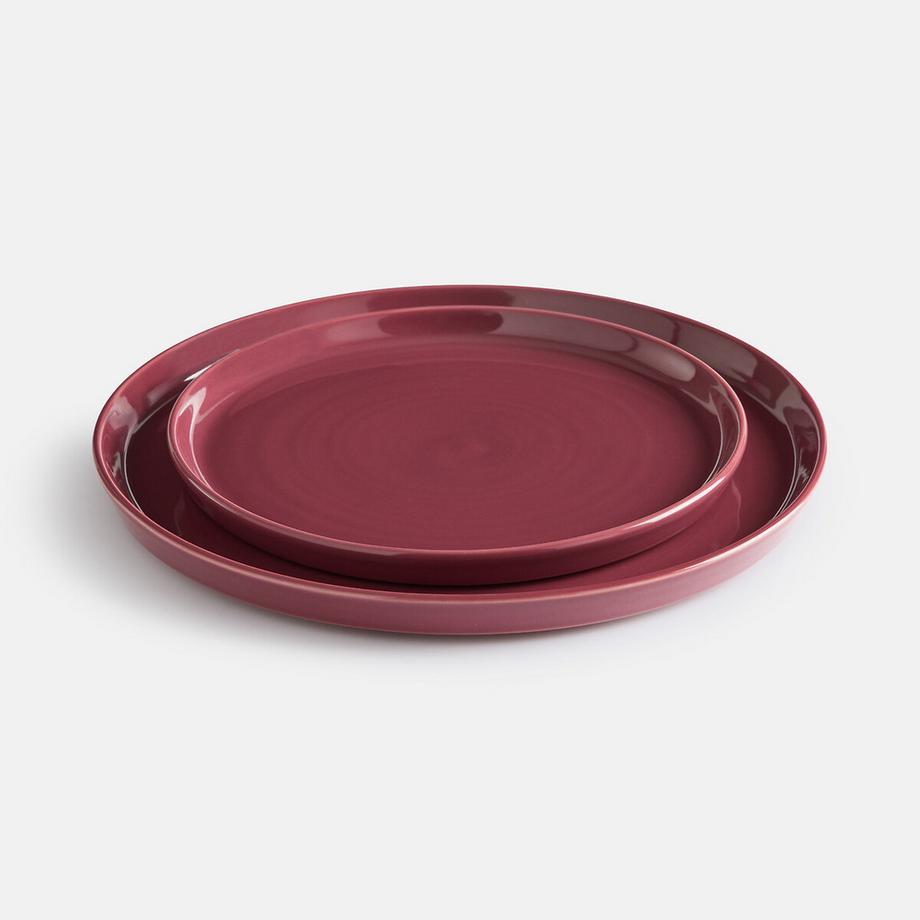 La Redoute Intérieurs 4er-Set flache Teller Sacha  