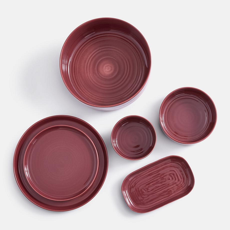 La Redoute Intérieurs 4er-Set flache Teller Sacha  
