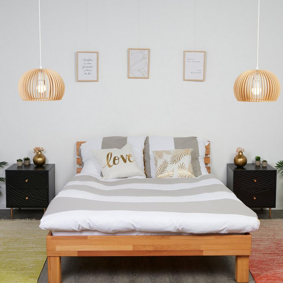 Northix  Comodino con 2 cassetti 