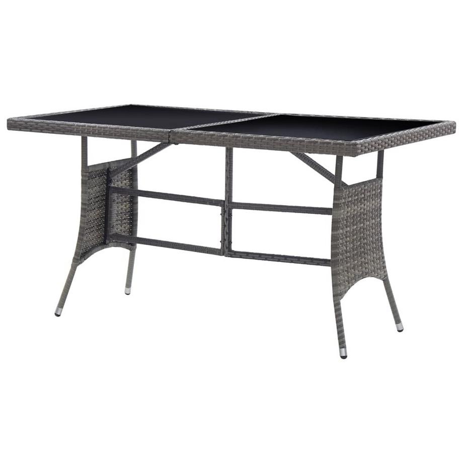 VidaXL Gartentisch poly-rattan  