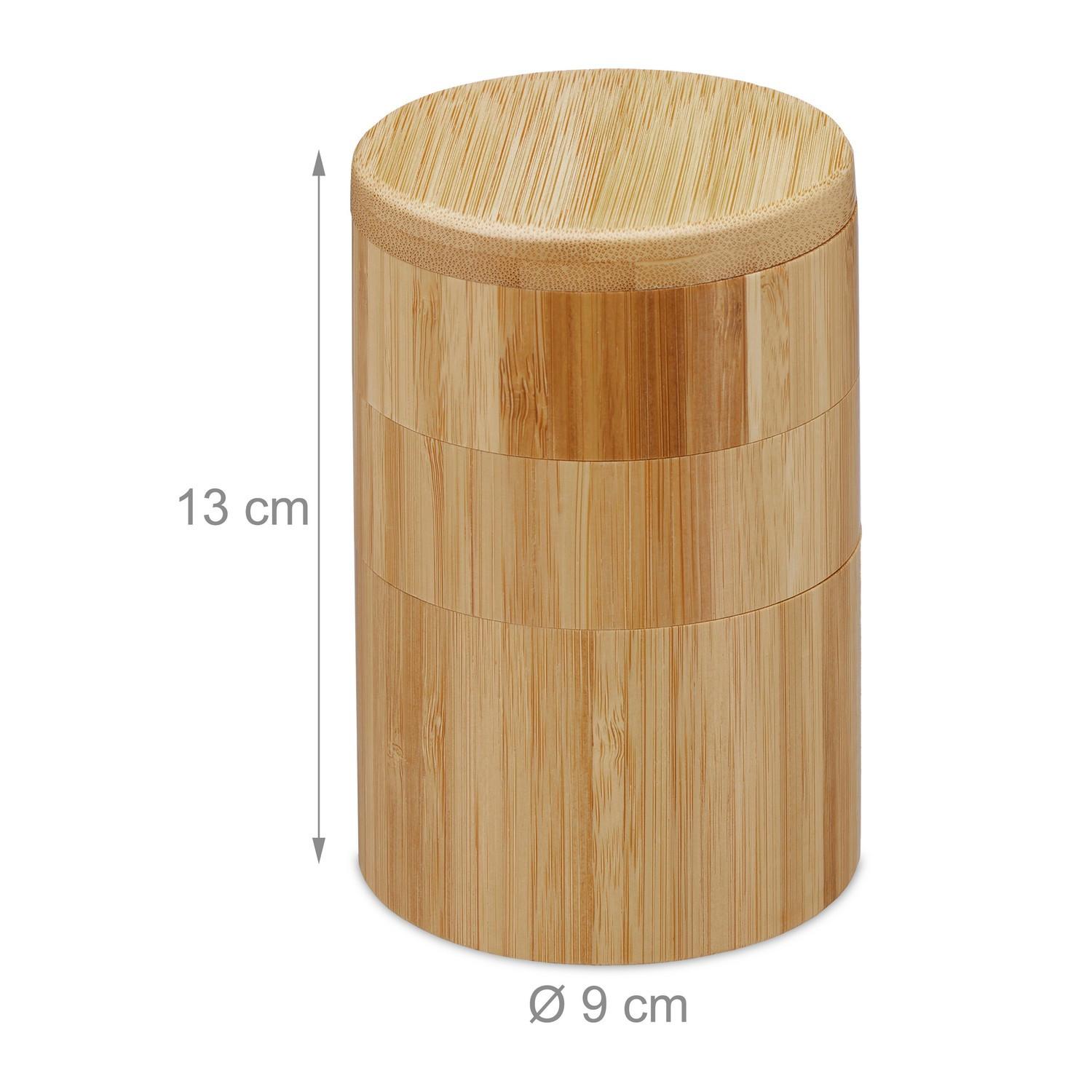 B2X Contenitore del sale girevole con 3 scomparti  