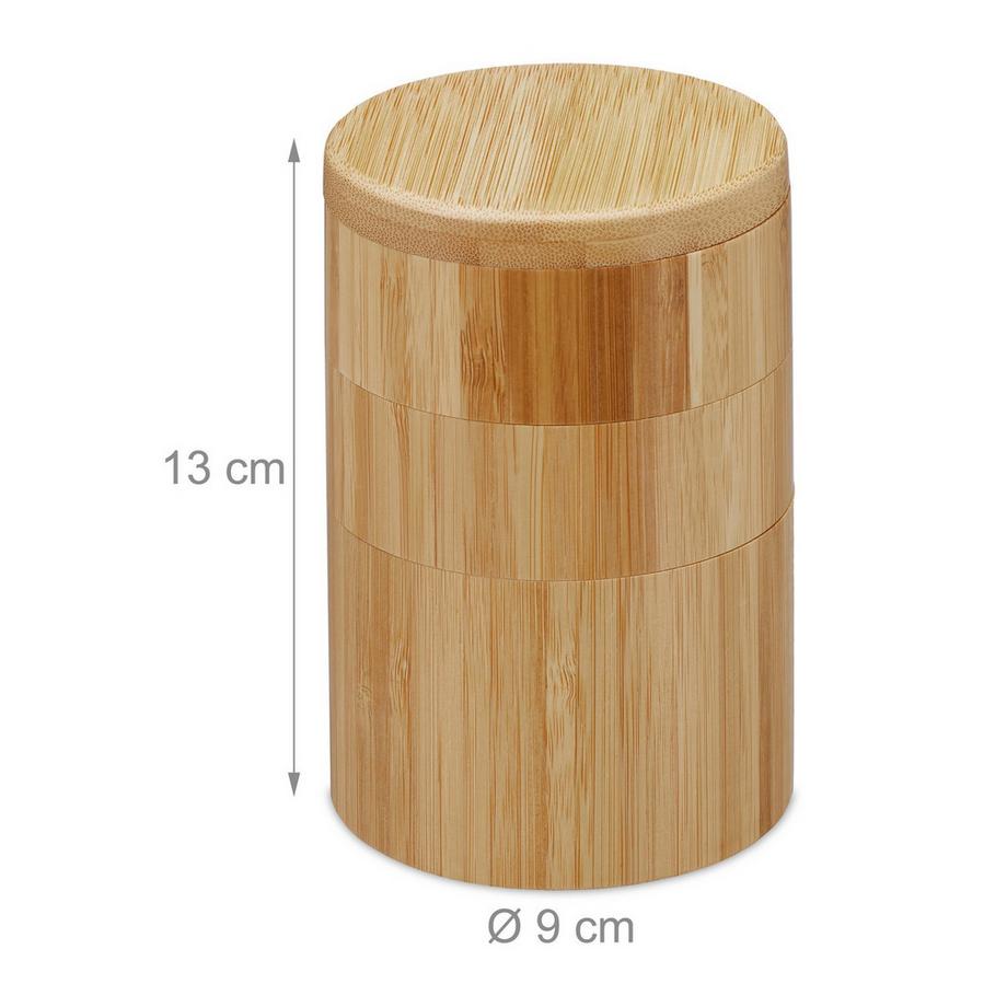 B2X Contenitore del sale girevole con 3 scomparti  