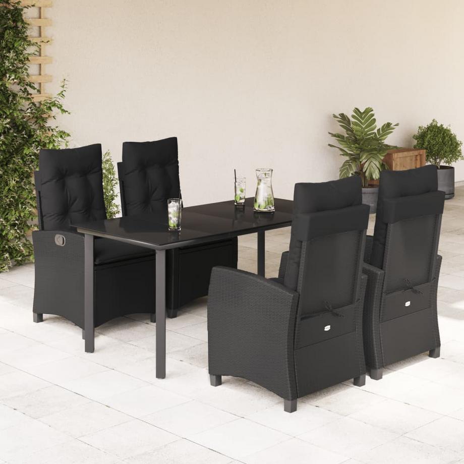 VidaXL set da pranzo da giardino Polirattan  