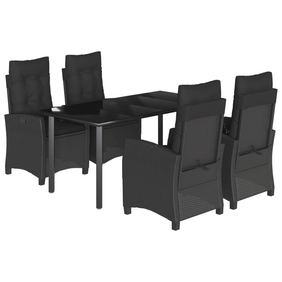 set da pranzo da giardino Polirattan