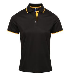 PREMIER  Kontrast CoolKaro Polo Shirt 