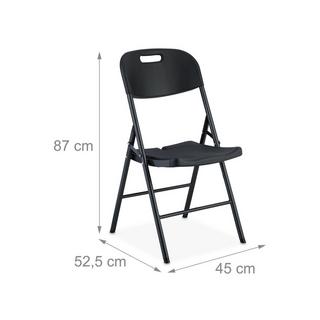 B2X Tavolo da giardino rotondo in effetto rattan  