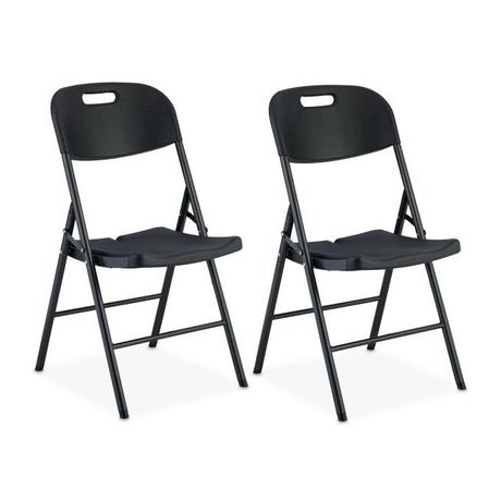 B2X Tavolo da giardino rotondo in effetto rattan  