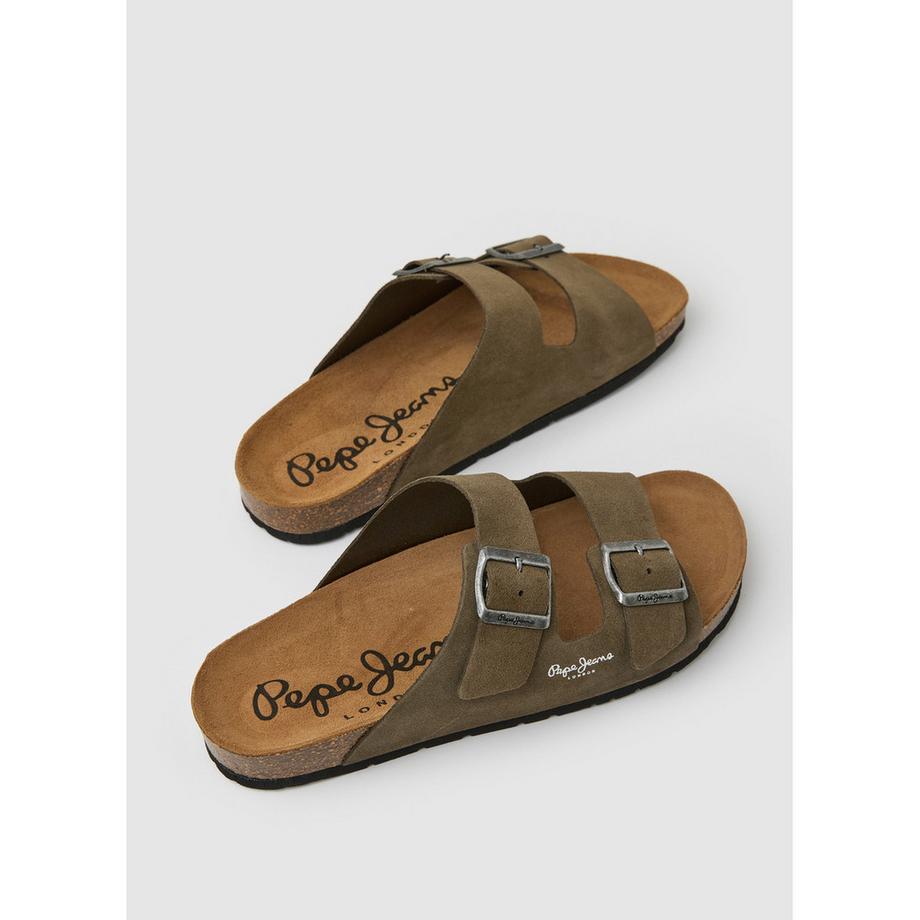 Pepe Jeans London Bio Suede Sandalen  
