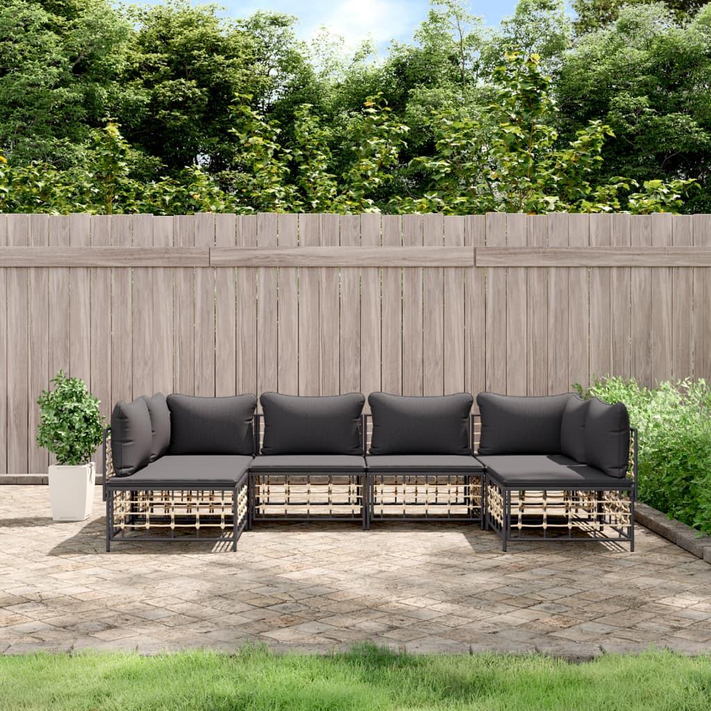 VidaXL Garten lounge set poly-rattan  