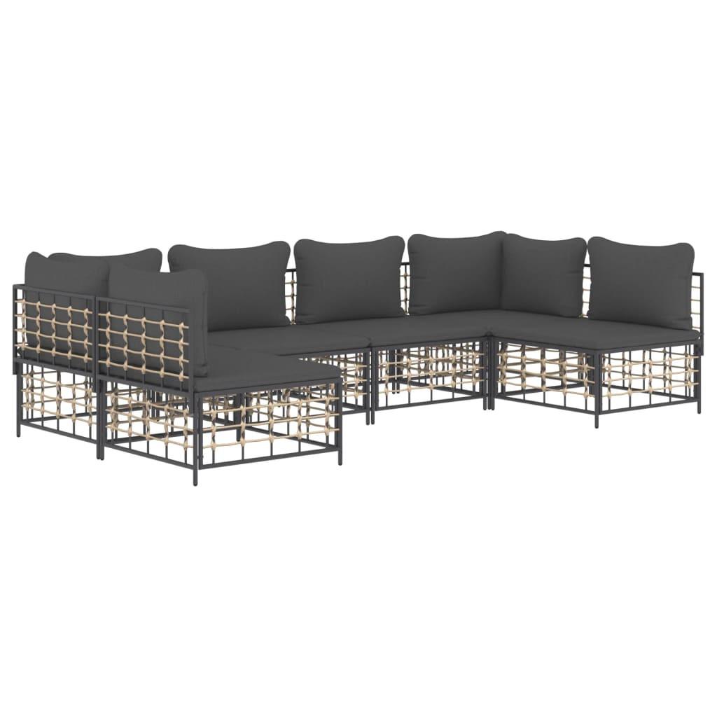 VidaXL Garten lounge set poly-rattan  