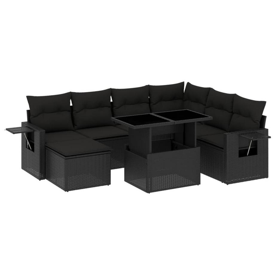 set divano da giardino Polirattan