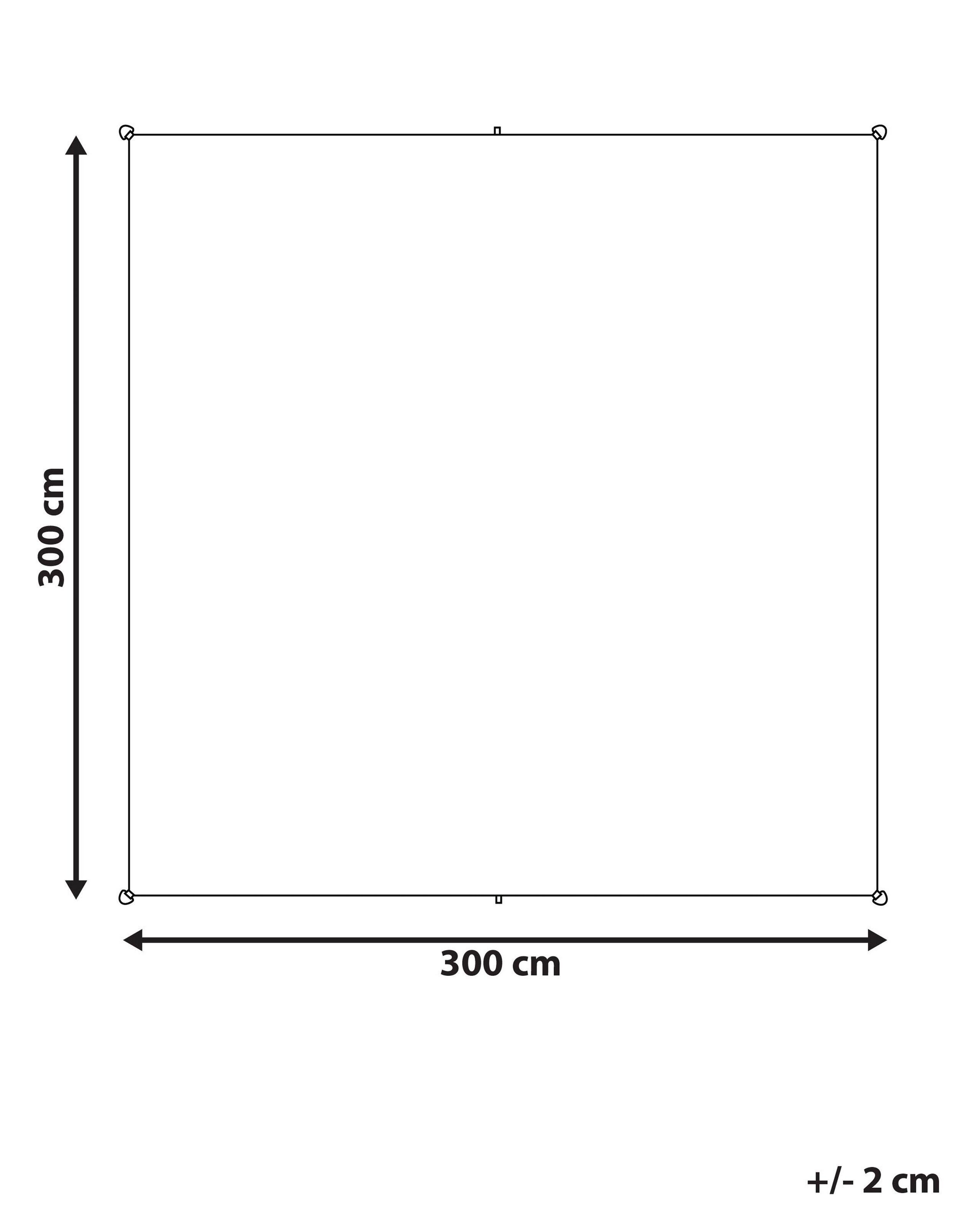 Beliani Tenda a vela en Tessuto LUKKA  
