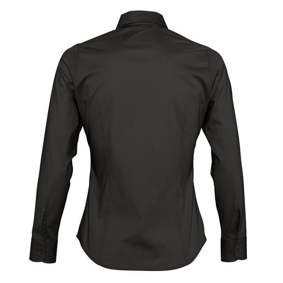 SOLS Eden Langarm Arbeitsbluse  