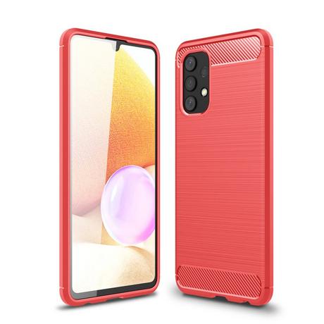 Cover-Discount  Galaxy A32 - Coque Metal Look Carbone 