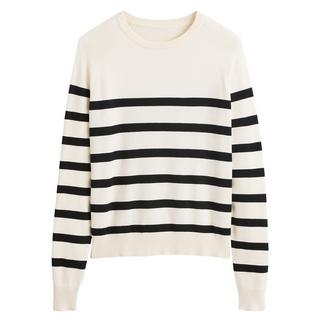 La Redoute Collections  Gestreifter Basic-Pullover 