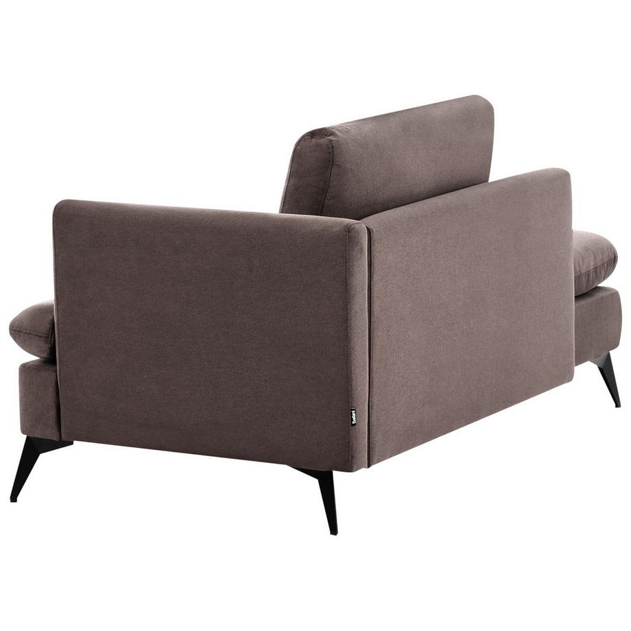 Beliani Chaise longue côté droit en Tissu Traditionnel SIEVOZ  