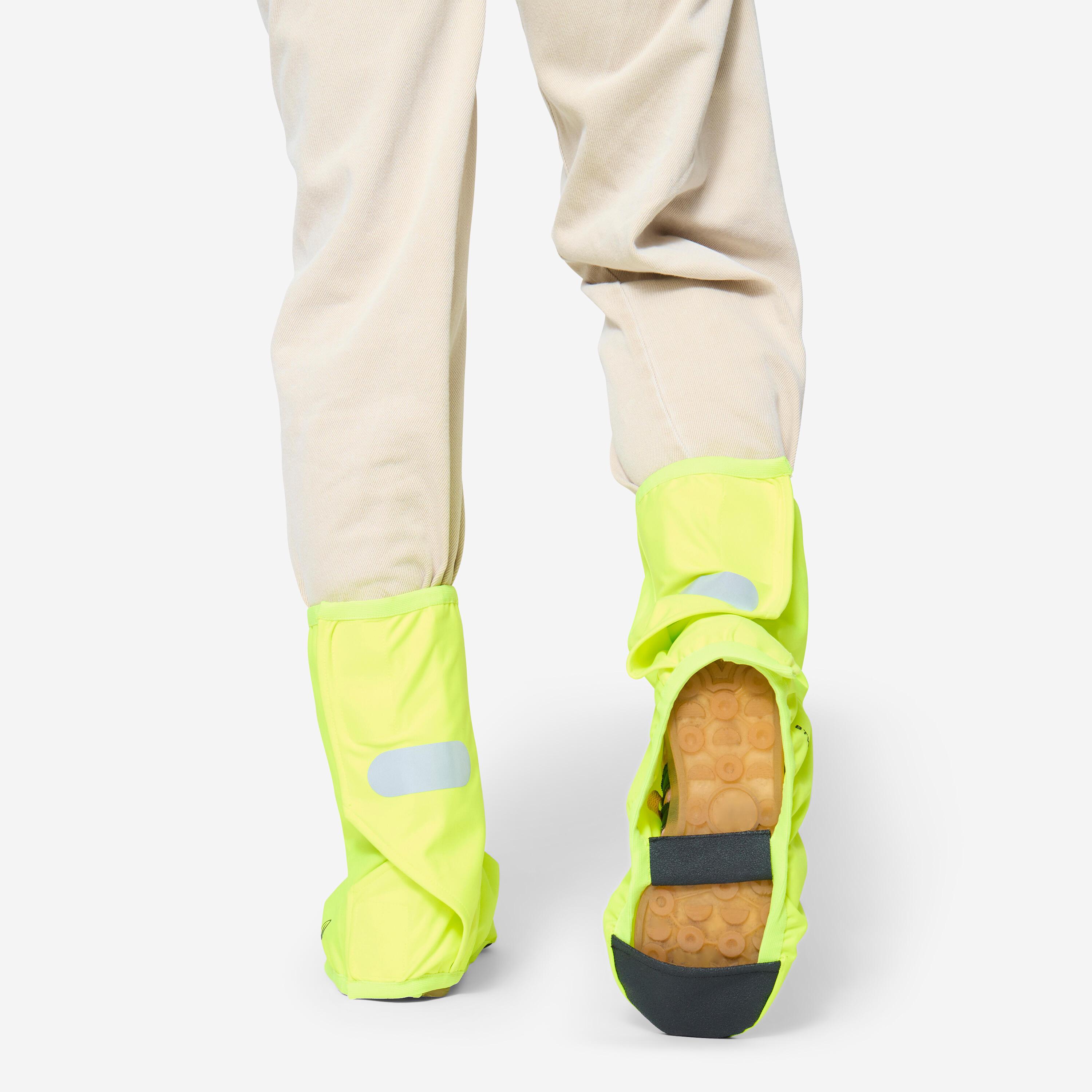 BTWIN  Couvre-chaussures vélo imperméables polyester 