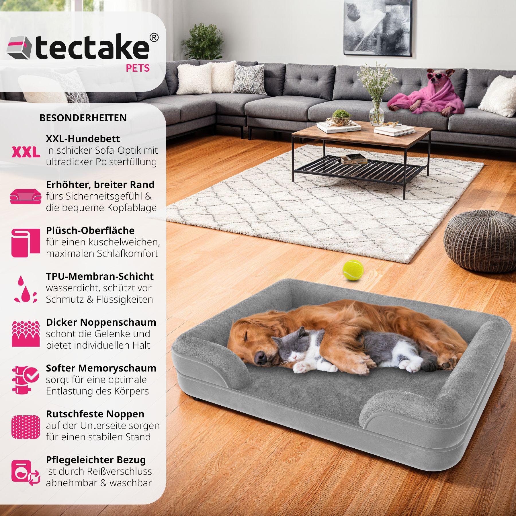 Tectake  Orthopädisches Hundebett Kimba XL 