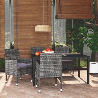 VidaXL Essgruppe poly-rattan  