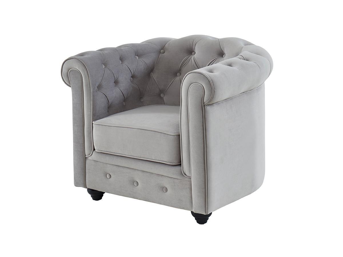 Vente-unique Sessel 2erSet CHESTERFIELD Samt  