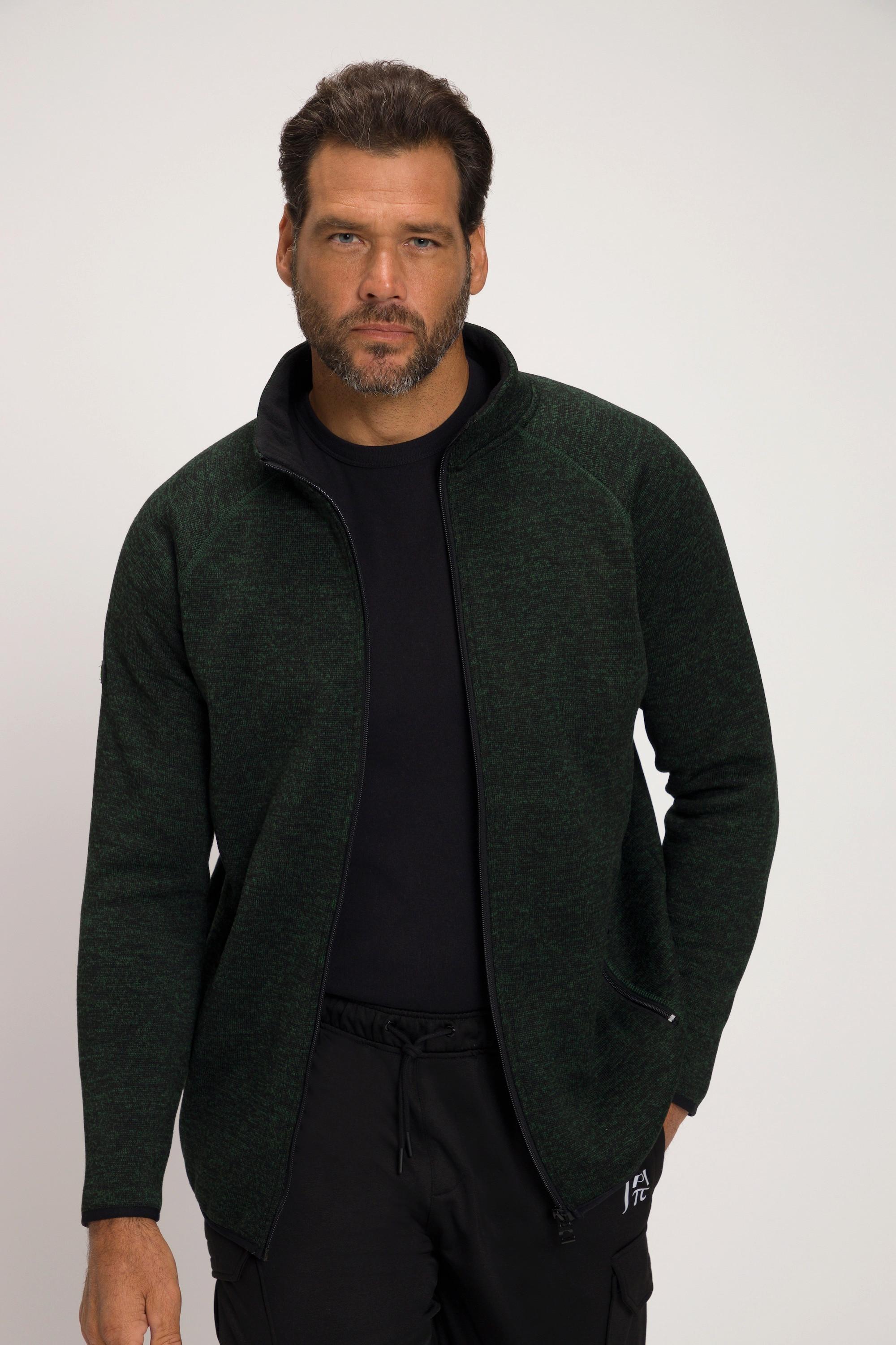 JP1880  Strickfleece-Jacke 