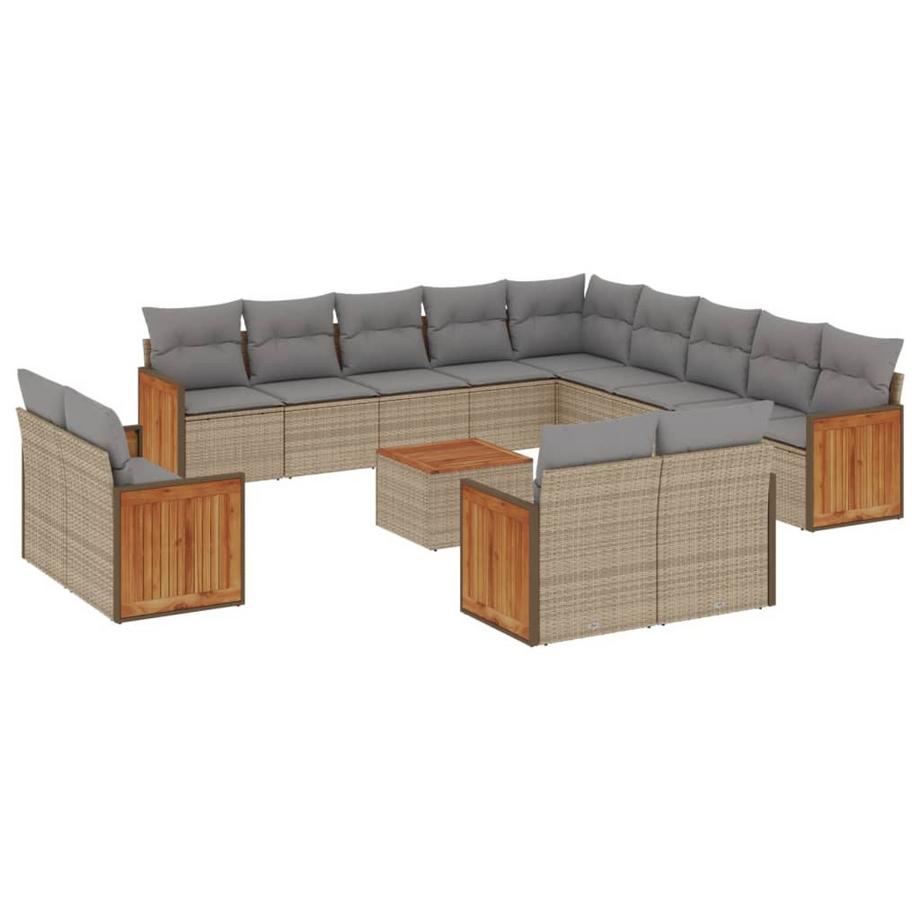 VidaXL Garten sofagarnitur poly-rattan  