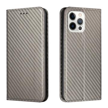 iPhone 14 Pro - Carbon Look Flip Case Cover