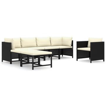 Garten-lounge-set poly-rattan