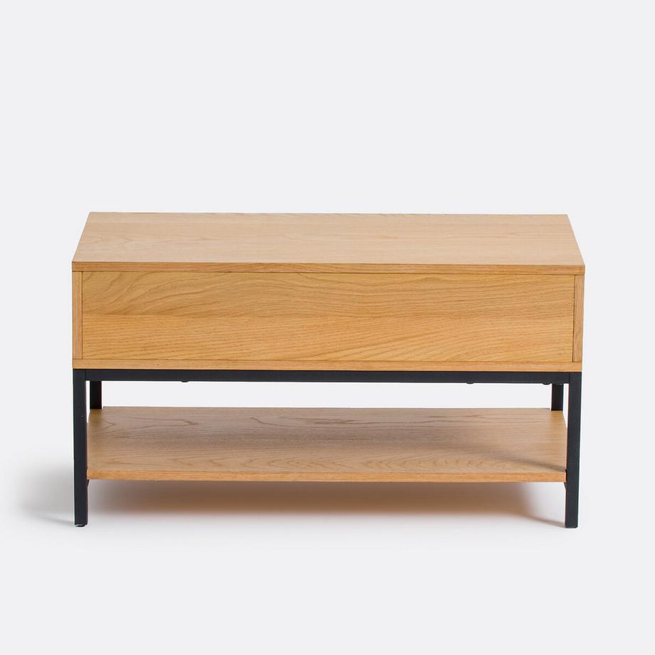 La Redoute Intérieurs Eingangsbank Metall Stahl Eiche furniert  