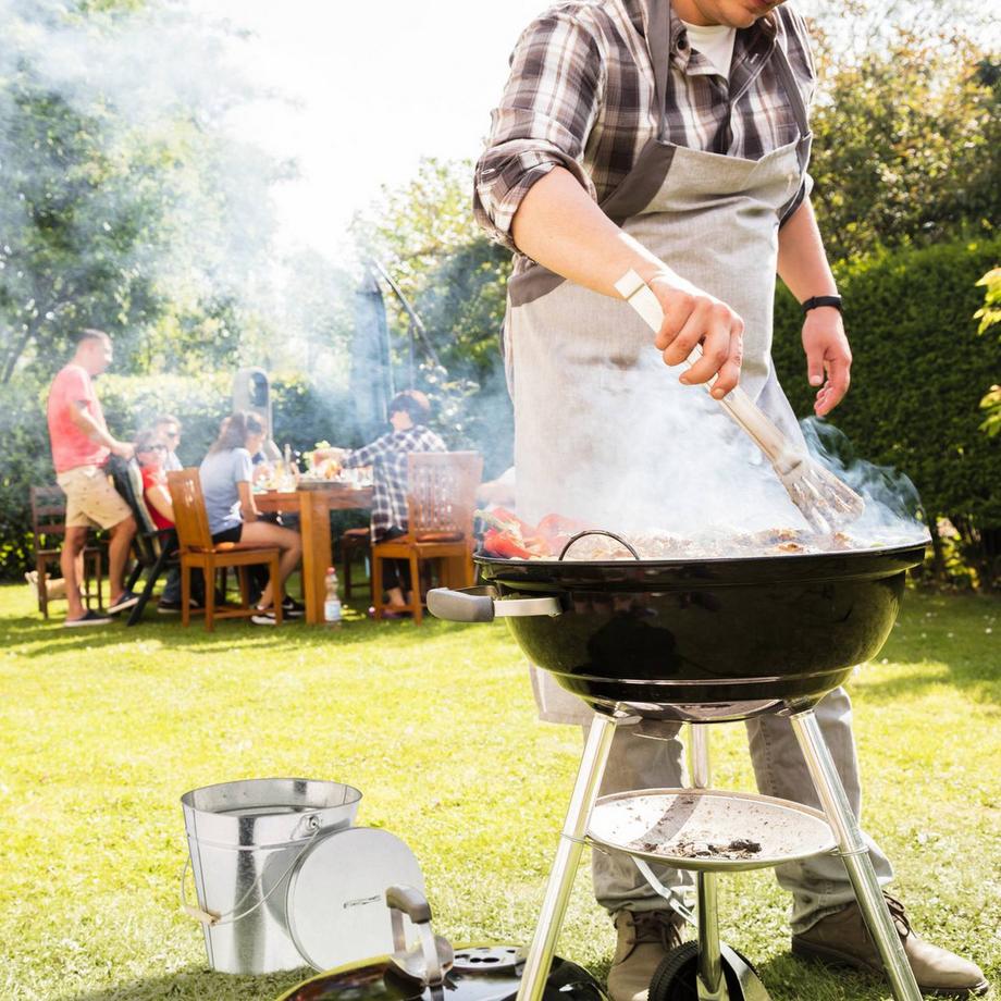B2X Verzinkter Aschenbecher mit Deckel  