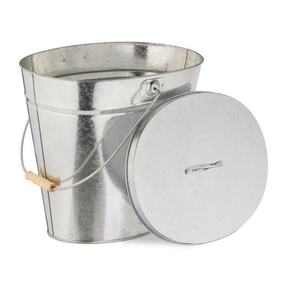 B2X Verzinkter Aschenbecher mit Deckel  