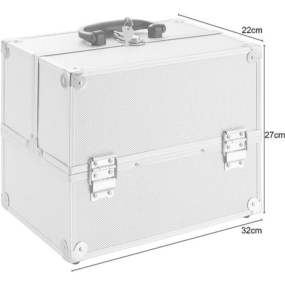 Arebos  Kosmetikkoffer | Schminkkoffer | Beauty organizer | Nagellack-Koffer 