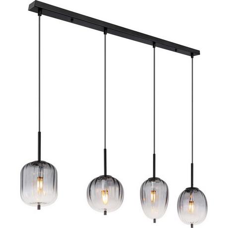 mutoni light Hängeleuchte Attila Metall matt 4xE14  