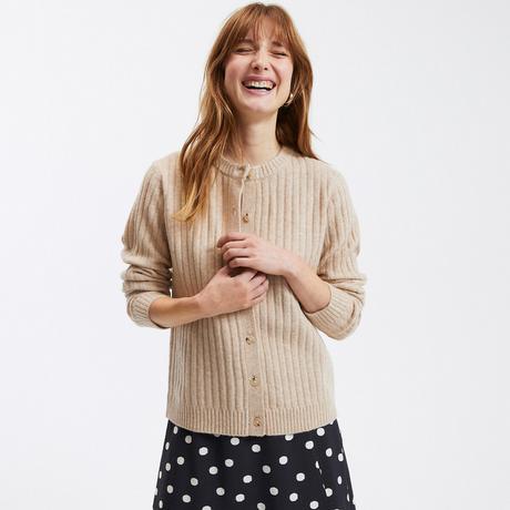 La Redoute Collections  Cardigan aus Rippstrick 