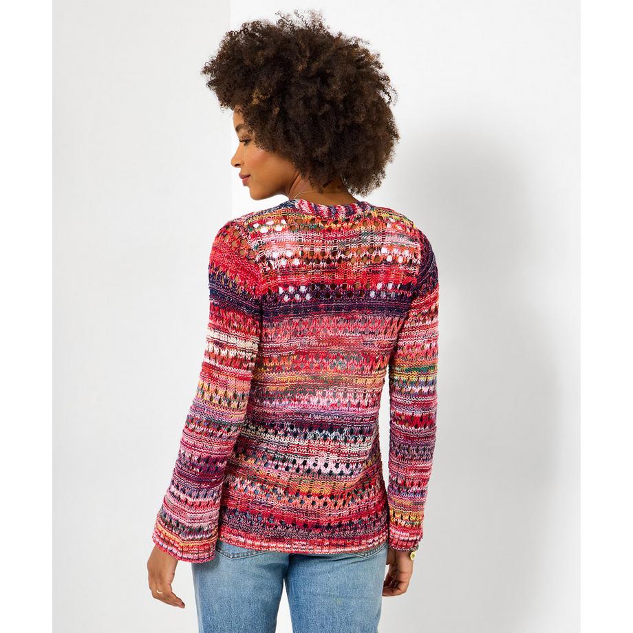 Joe Browns Offene Lochstrick Strickjacke mit Bindeband  
