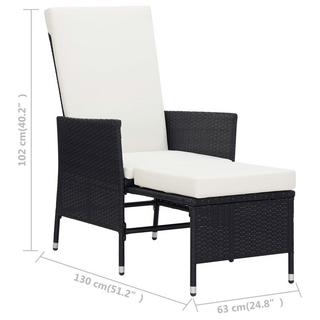 VidaXL Garten-lounge-set poly-rattan  