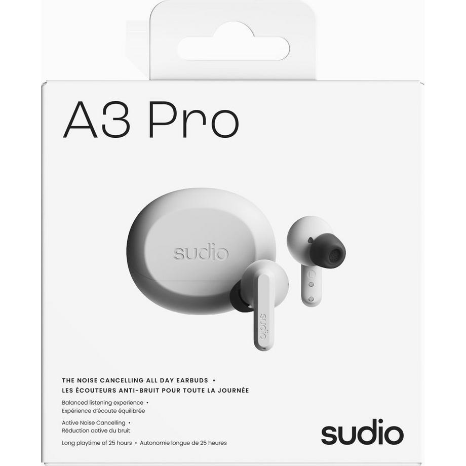 SUDIO  SUDIO-Kopfhörer A3 Pro Weiß In-Ear True Wireless 