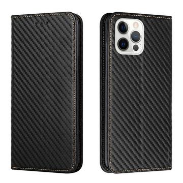 iPhone 14 Pro - Carbon Look Flip Case Cover
