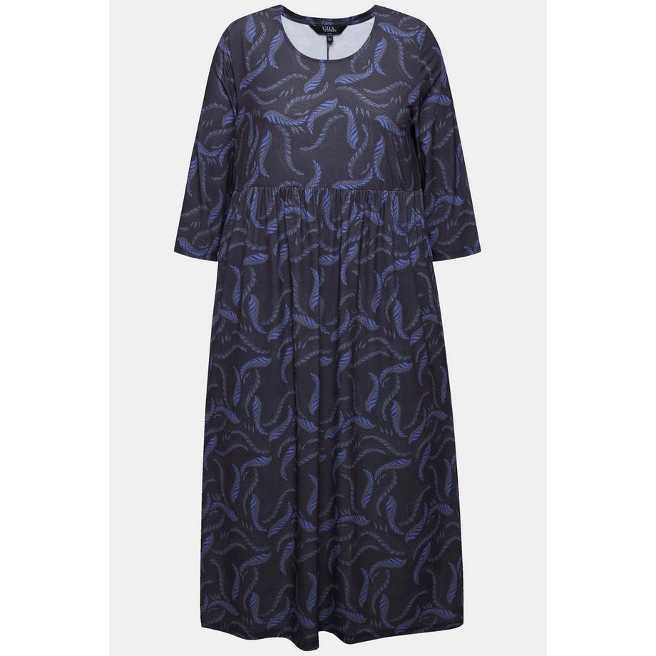 Ulla Popken Jerseykleid A-Linie Alloverdruck  