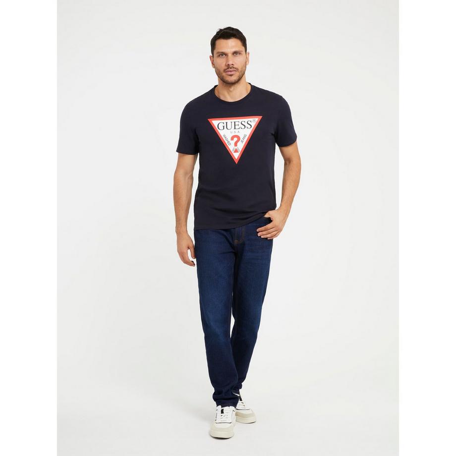 GUESS Original Logo Col Rond T-Shirt  