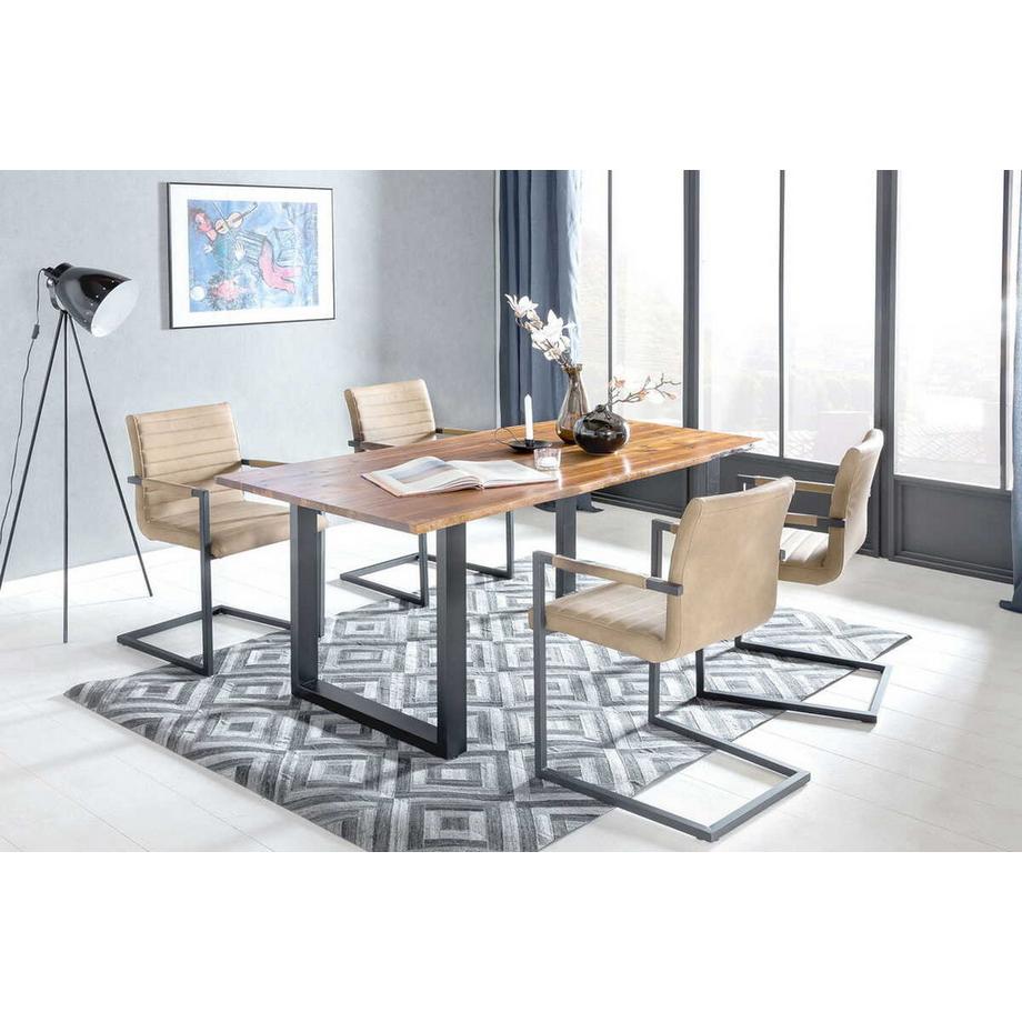 mutoni Table de salle à manger 120x80x77cm  