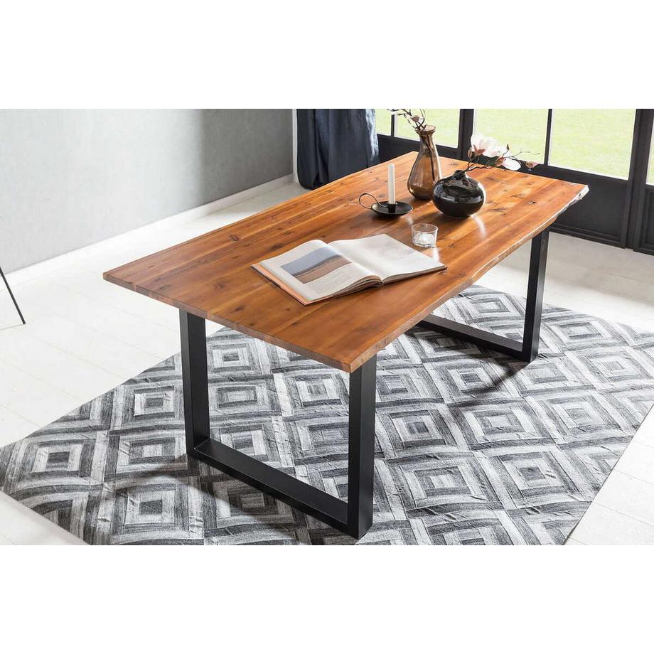 mutoni Table de salle à manger 120x80x77cm  