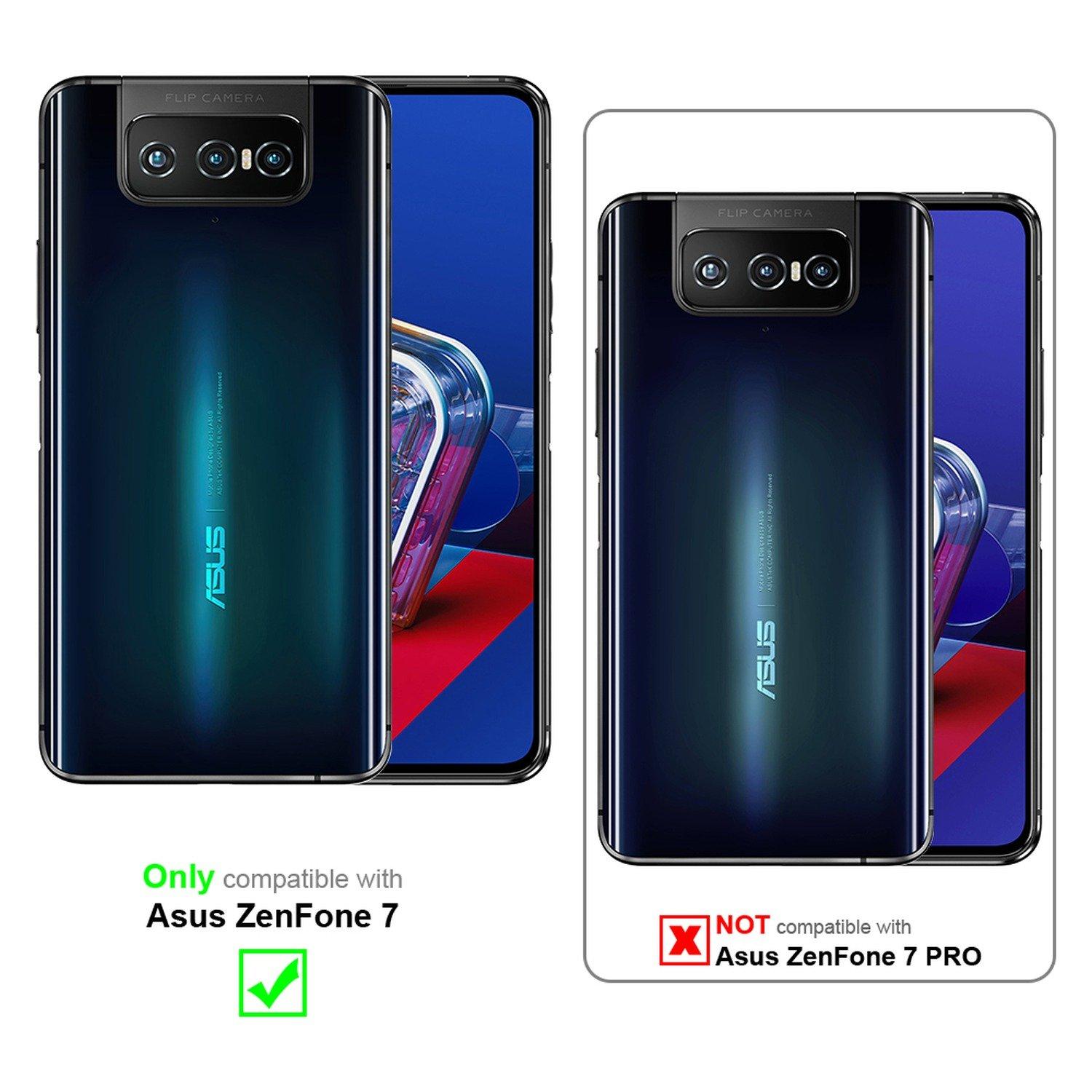 Cadorabo  Housse compatible avec Asus ZenFone 7 - Coque de protection avec fermeture magnétique, fonction de support et compartiment pour carte 