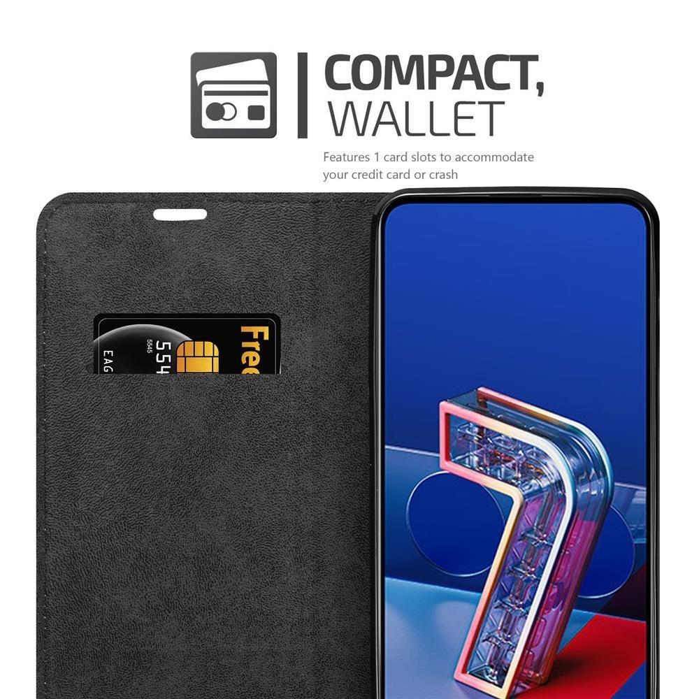 Cadorabo  Housse compatible avec Asus ZenFone 7 - Coque de protection avec fermeture magnétique, fonction de support et compartiment pour carte 