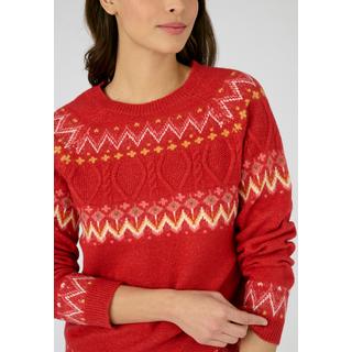 Damart  Warmer Pullover aus Jacquard- und Zopfstrick Thermolactyl 